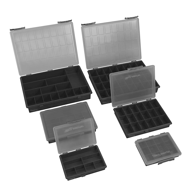 Compartment tray 175x140x30 mm black